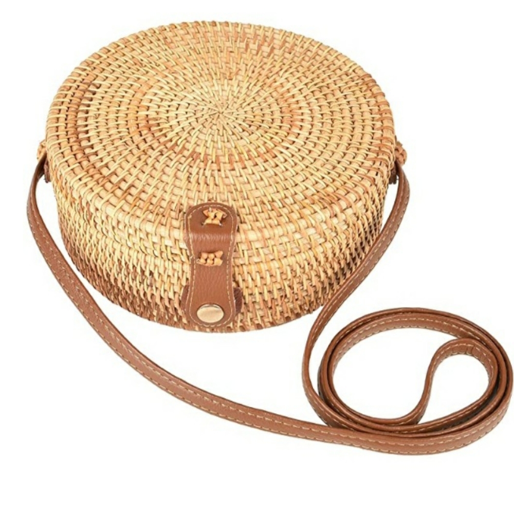 Rattan Purse